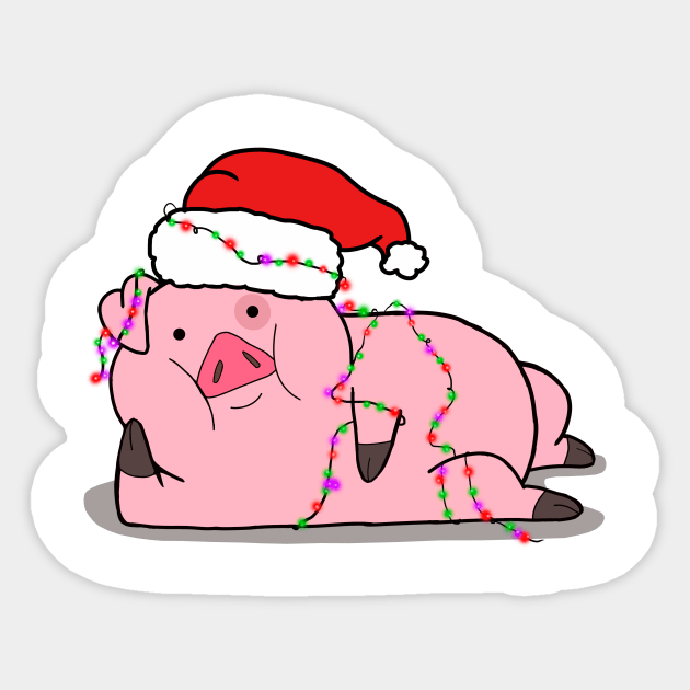 christmas waddles gravity falls Sticker by supaMXMV